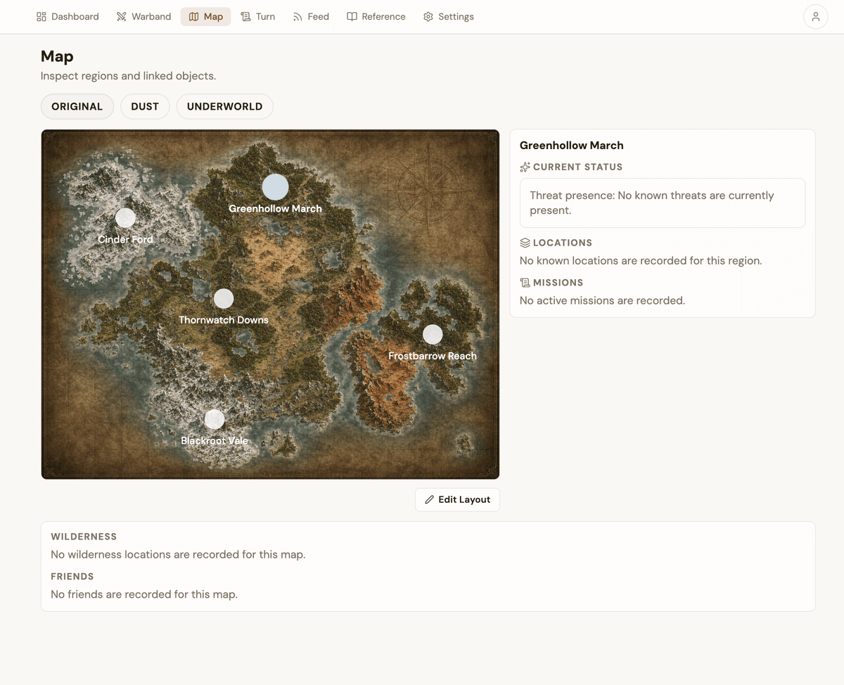 Campaign map view
